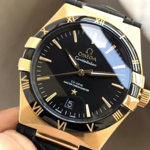 Luxury watch constellation co axial master chronometer 41 mm Rose gold black