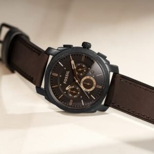 Fossil Brown Chronograph Leather Belt Watch For Men's