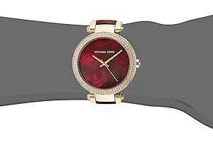 Michael Kors Women's Parker Red and Gold Watch MK6427