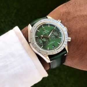 Omega Seamaster Silver Green Men's Watch
