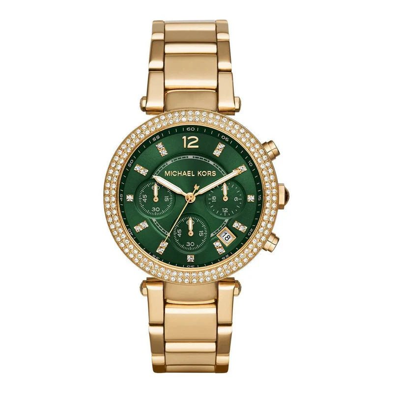 Michael Kors PARKER CHRONOGRAPH GREEN DIAL GOLD LADIES WATCH MK6263_2 Michael Kors PARKER CHRONOGRAPH GREEN DIAL GOLD LADIES WATCH MK6263