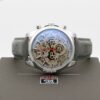 Tag heuer CR7 Diagno Grey Chronograph Multi Dial Leather Mens TAG-CAR2110-SILVER Watch for Man - Gift