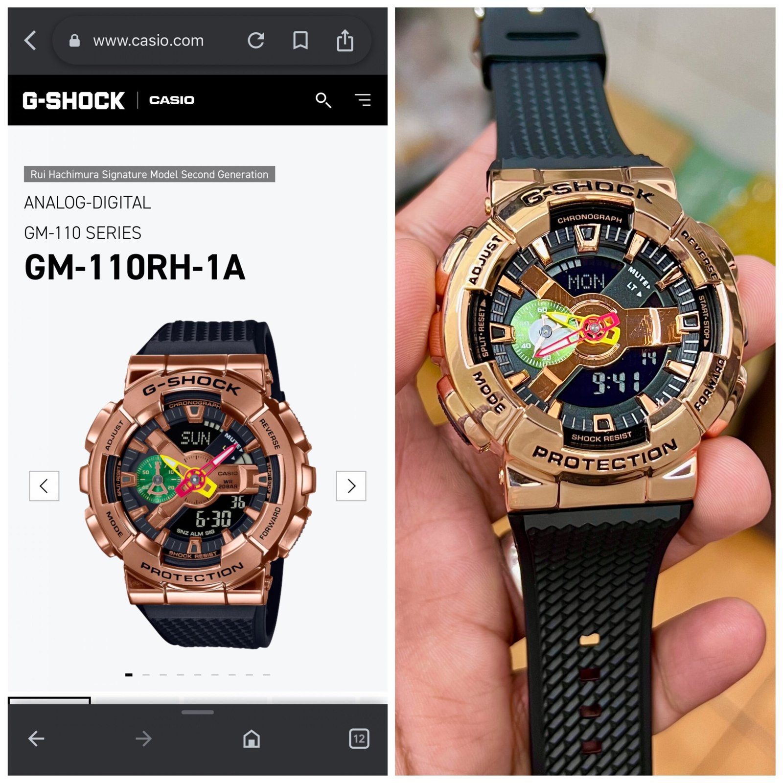 Home Watches for Men G Shock G-Shock GM-110-1A G-Shock GM-110-1A_0 Home Watches for Men G Shock G-Shock GM-110-1A G-Shock GM-110-1A