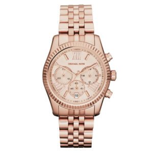 Women's Michael Kors Lexington Chronograph Rose Gold Watch - MK5569