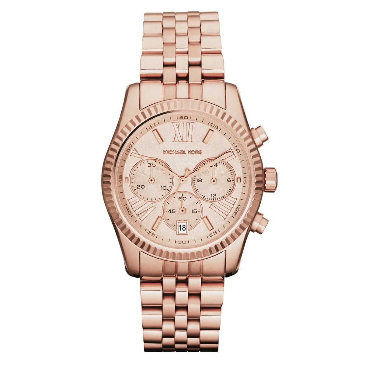 Women's Michael Kors Lexington Chronograph Rose Gold Watch - MK5569_0 Women's Michael Kors Lexington Chronograph Rose Gold Watch - MK5569