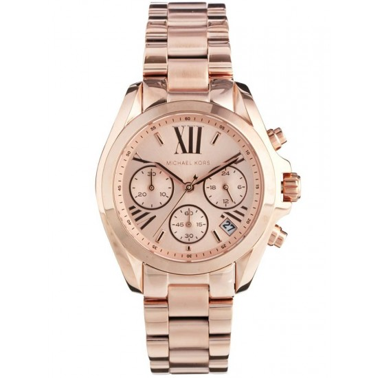 Michael Kors Ladies Rose Gold Plated Bracelet Watch MK5799_0 Michael Kors Ladies Rose Gold Plated Bracelet Watch MK5799