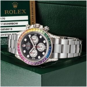 Buy Classy Rolex Daytona Rainbow Watch For Men (210gm)