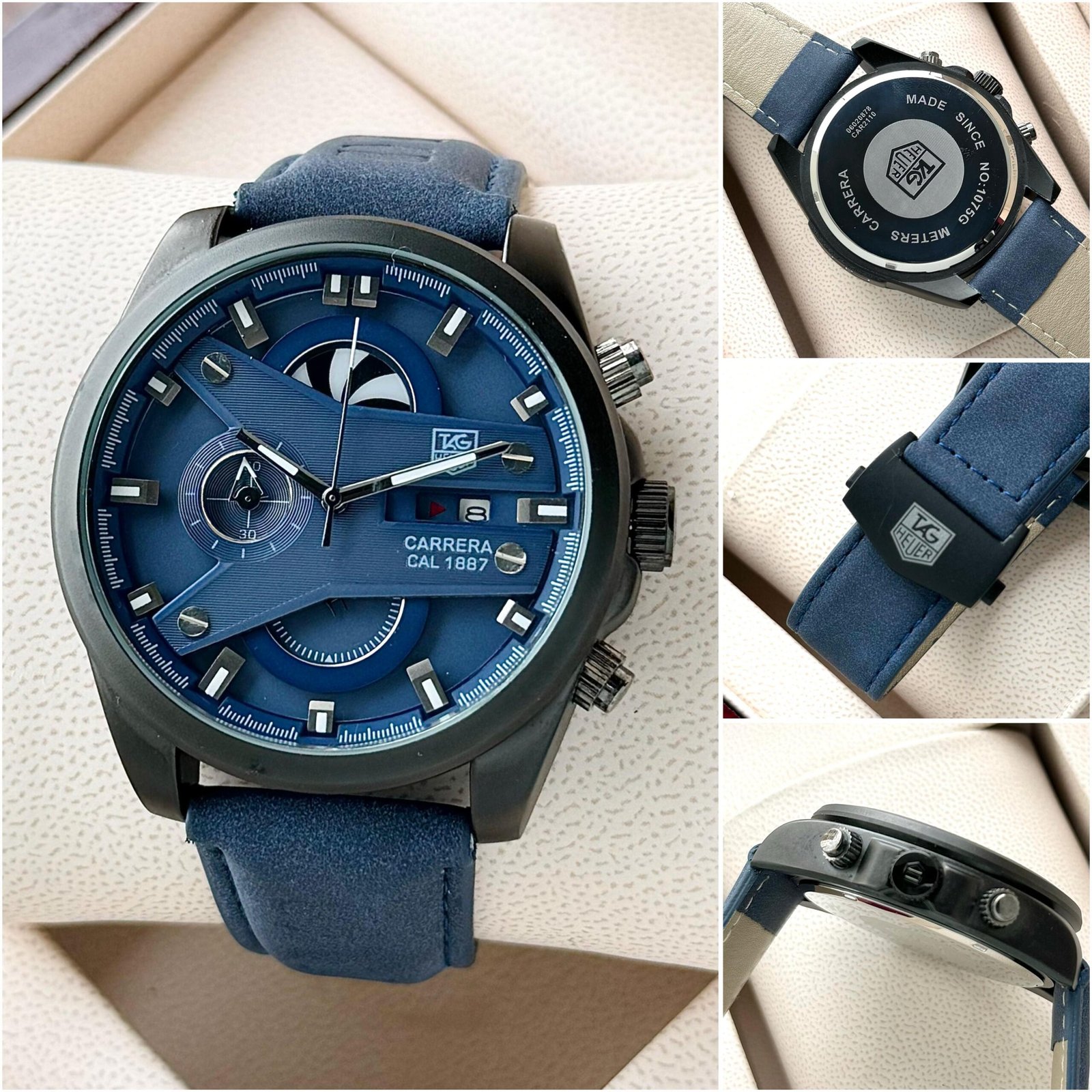 Tag Heuer Carrera CR7 exclusive blue Live Hands_1 Tag Heuer Carrera CR7 exclusive blue Live Hands