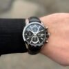 Tag Carrera, black leathe Luxurious timepiece 🤩
