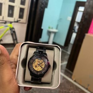 Fossil Townsman Analog Black Dial and Band Men's Stainless Steel Watch-ME3197