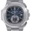 Patek Phillipe Nautilus Silver and Blue